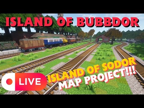 Building the Island of Sodor in Minecraft! - LIVE🔴#thomasandfriends