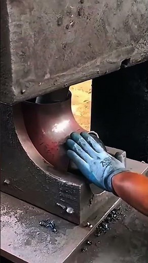The Amazing Process of Expanding Iron Holes Using Large, Highly Precise Tools and Machines #Shorts