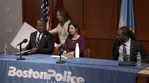 Mayor Wu, Police Commissioner Cox highlight Boston’s lower crime rate