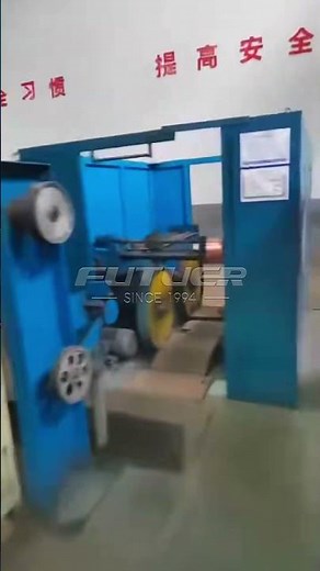 Used Mingda LT1000 copper wire and cable, large pull-out, +630 double reel winding, in-situ machine