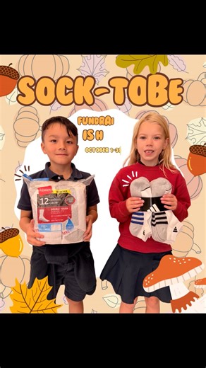 SOCK-TOBER IS HERE! 🧦Our 1st graders are leading a special service project this month! Please bring new men’s athletic socks (in original packaging) to school.All donations will be shared with Operation Nightwatch to support those in need.You can also donate directly through our | St. Benedict Catholic School