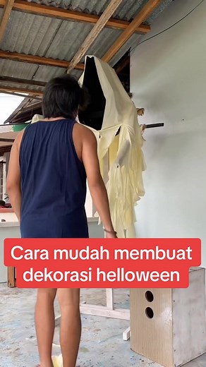 Tutorial bikin dekorasi helloween👌 . #helloween #dekorasihelloween #dekorasisimple