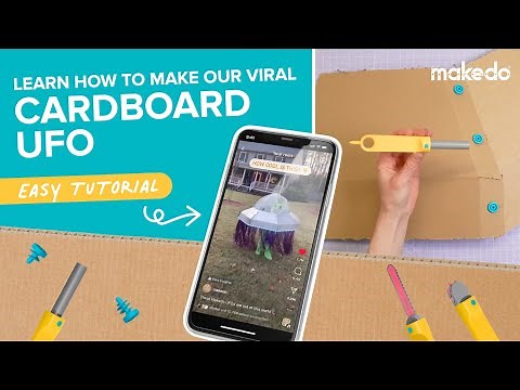 How to Make a Cardboard UFO Costume | Step By Step Tutorial with Makedo
