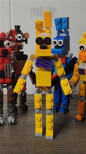 LEGO FNAF Spring Bonnie (old moc) #lego #fnaf #legofnaf #springtrap #fyp #viral #shorts #legomoc