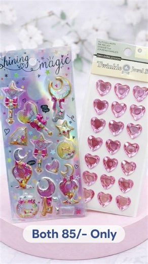 Sticker Combo Pack 😍 Magic + Heart Stickers Only ₹85 🔥