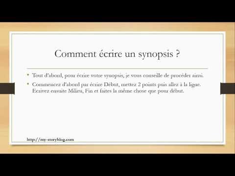 Comment écrire un synopsis