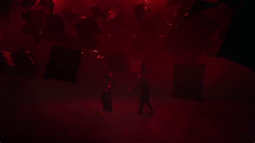 the red filter shots are straight up awful… can't even see tae properly in those zoomed out frames, like what was that camerawork?? 💀and why the hell other member getting a close up during tae's lines??