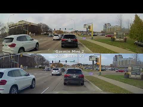 Garmin Dash Cam Mini 2 vs. Viofo A119 V3 [Day]