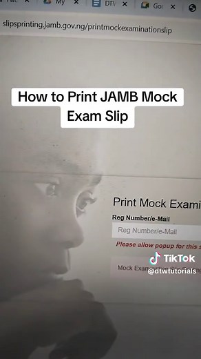 How to Print Your JAMB Mock Exam Slip Easily