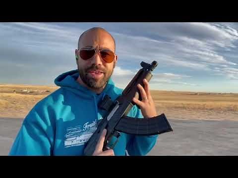 How to shoot an AK pistol. Draco, M92, Krink. 0 to 300yd. Braceless.