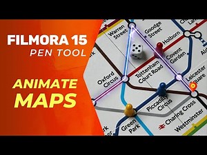 How to Create Map Animations to Travel Storytelling with Filmora 15 Pen Tool