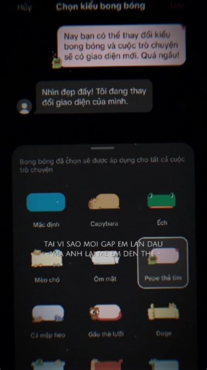 Bong bóng chat TikTok ✨🎀