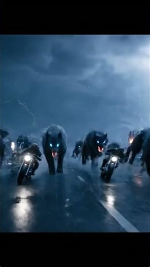 Storm Beasts ⚡🐺 Lightning Wolves #shorts