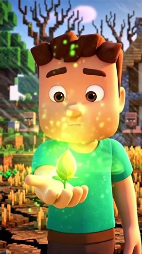 Magic in a Blocky World | A Minecraft Fairy Tale (3D Pixar Style) #minecraft #minecraftanimation
