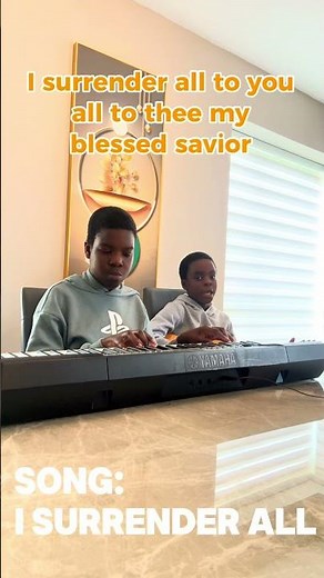I Surrender All | Joshua and Emmanuel | #christianmusic #worship #praise #worshipmusic