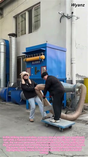 Powerful Industrial Vacuum Test | Extreme Suction Force Demonstration