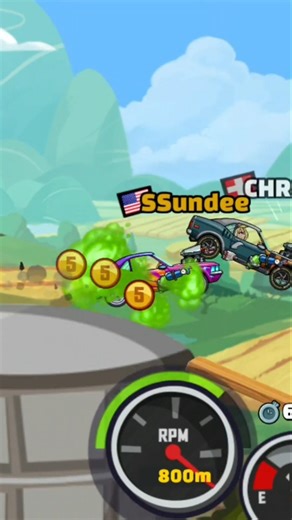 MUSCLE CAR SPEEDRUN!! HCR2 #shorts