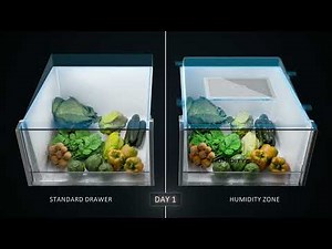 Fresher techs Cooling | Haier - Humidity Zone - Fresh food as inviting and tasty as the first day