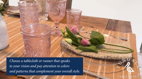 Yungala Pink Highball Glasses Set of 6 Tall Drinking Glasses 10 oz