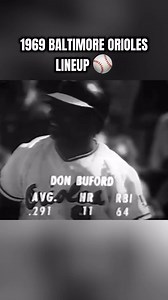 373K views · 4.4K reactions | 1969 Baltimore Orioles Lineup ⚾️ #Orioles #baseballhistory #BaseballHighlights #WorldSeries | Average Sports Guy | Facebook