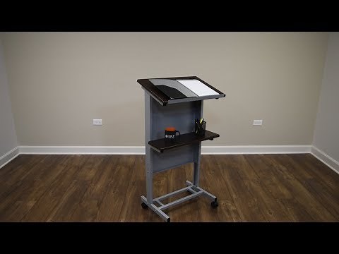 Height Adjustable Podium Lectern | Stand Up Desk Store