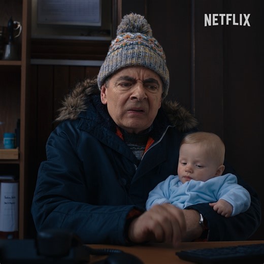 he’s just a babyyy 🥹 will mr bingley get him back to his mum? man vs baby is now playing 🎄 | Netflix
