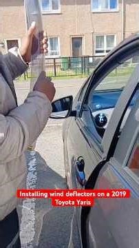 In today's video, I’m showing you exactly how to install window deflectors on the Toyota Yaris 2019