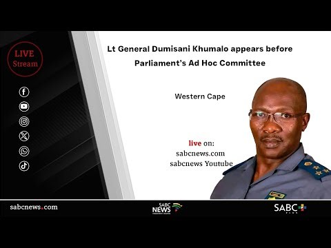 Lt General Dumisani Khumalo appears before Parliament’s Ad Hoc Committee | 15 January 2026