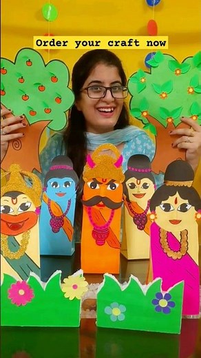 Ramayana Characters | Ramayana Puppets | Ramayana Handouts | Ramayana Craft Idea