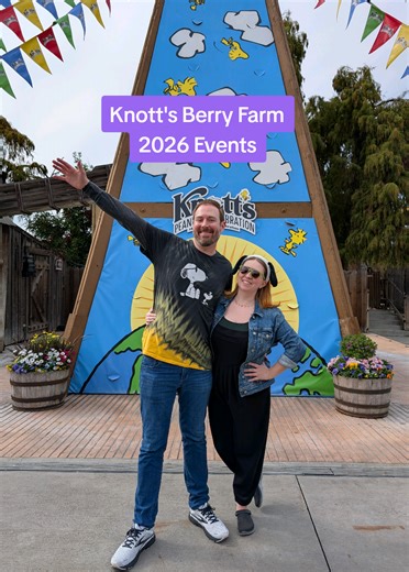 Here are ALL of the events happening at Knott's Berry Farm in 2026! Which season is your favorite? 💛 Knott's PEANUTS Celebration 💜 Knott's Boysenberry Festival ❤️ Ghost Town Alive Summer Nights 🧡 Knott's Scary Farm (and Spooky Farm during the day!) 💚 Knott's Merry Farm #knotts #knottsberryfarm #knottsscaryfarm #themeparks #socal @Knott’s Berry Farm