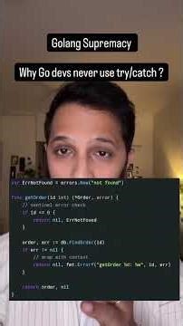 Go Removed try/catch — Here's What Happened to Production