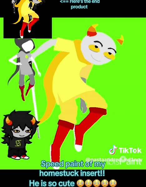 Speed Paint of My Homestuck Character