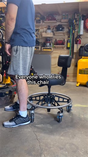MEET THE VYPER CHAIR, the last shop chair you’ll ever buy 🔥 Proudly made in America 🇺🇸 with over 6,000 5-Star Reviews! VYPER is the go-to solution for 60,000 hard-working Americans. 💪 VYPER is loved by Mechanics, Detailers, Garage Enthusiasts, and Tradesmen of all kinds. ✅ Large, Oversized Casters ✅ Supportive Backrest ✅ Thick, Durable Seat ✅ Strong, Sturdy Build | Vyper Chair