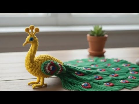 Macrame standing Peacock is live!/How to make macrame peacock/#macrame/#shorts/#yt/#ytshorts/#short