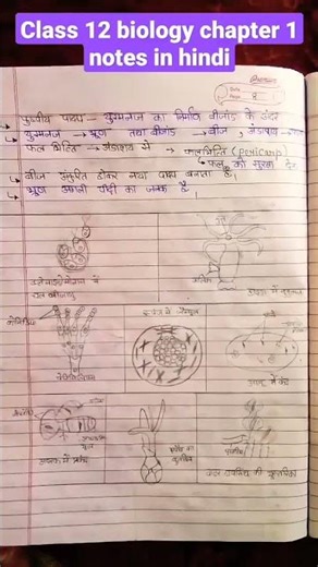 class 12 biology chapter 1 notes with NCERT questions in hindi #neetaspirant #study