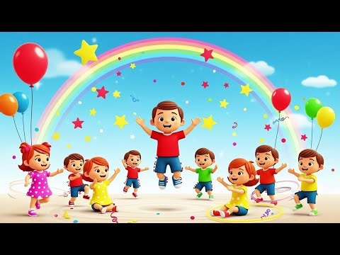 Round and Round Sing Along 🎵 Fun Action Nursery Rhyme for Kids & Toddlers