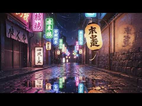 Tokyo Alley Reflections 🏮 — Neon Glow Lofi Beats for Deep Focus & Study