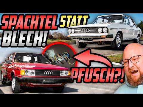 PFUSCHFUND am SCHEUNENFUND! - Audi 100 LS & Audi 80 Typ 81 - 2 Federn in einem Stoßdämpfer?!