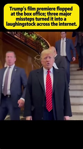 Trump's film premiere flopped at the box office; three major missteps turned it into a laughingstock across the internet. #Nikimina #trump #usa #fyp #celebrity
