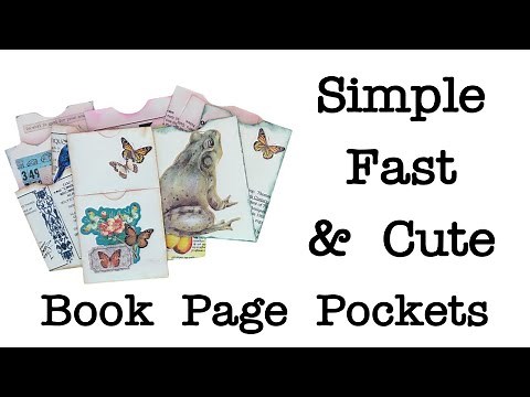 DIY Junk Journal Pockets (Easy & Aesthetic)