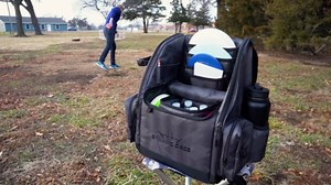 Dynamic Discs Commander Backpack Disc Golf Bag | 20 Disc Capacity | Two Deep Storage Pockets | Two Water Bottle Holders | Frisbee Disc Golf Backpack Bag (Nightshade Cooler)