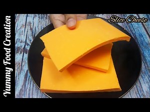 Easy Homemade Slice Cheese Recipe Step By Step || খুবই সহজ পদ্ধতিতে ঘরেই তৈরি করুন স্লাইস চিজ