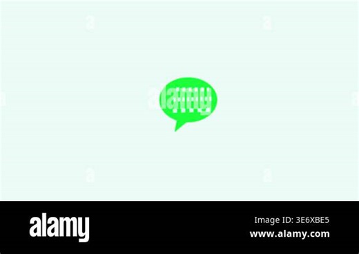 Animated message icon featuring warning triangle and exclamation mark ideal for system alerts, app notifications, or error messages Stock Video Footage - Alamy