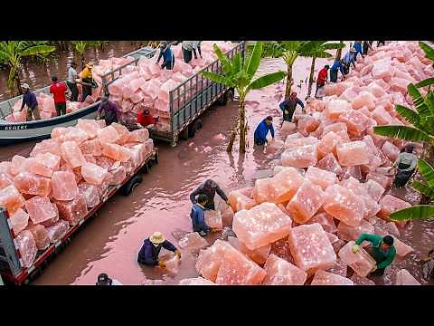 Millions Tons Of Himalayan Pink Salt Are Harvested Every Year – Processing Himalayan Pink Salt