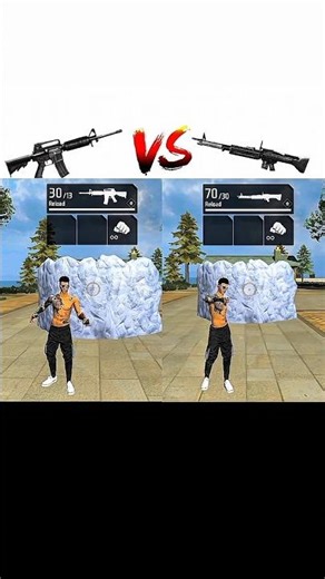 M41VSG60 THE BEST ? FREE FIRE GUNS ABILITY TEST🔥 || WHICH IS THE BEST🍷🗿