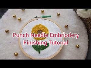 How to Finish a Punch Needle Project Like a Pro | Clean & Easy Backing Tutorial