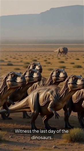 The Final Day of the Dinosaurs #TheLastDayOfDinosaurs #shorts #shortsfeed #ScienceAndNature