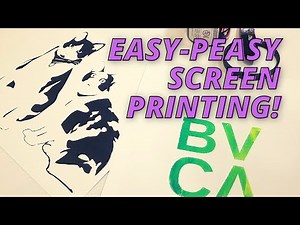 Screenprinting WITHOUT Emulsion?!?