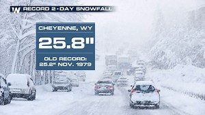 1.6K views · 58 reactions | It's a record! This ongoing, significant winter storm has dumped the most amount of snow in a two-day period in Cheyenne, Wyoming! Plus, it's still snowing heavily in Cheyenne. | WeatherNation | Facebook