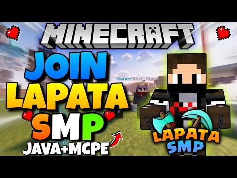Join Best Free lapata Public Smp Server For Minecraft | Java+Mcpe | 24/7 Online | Anyone Can Join